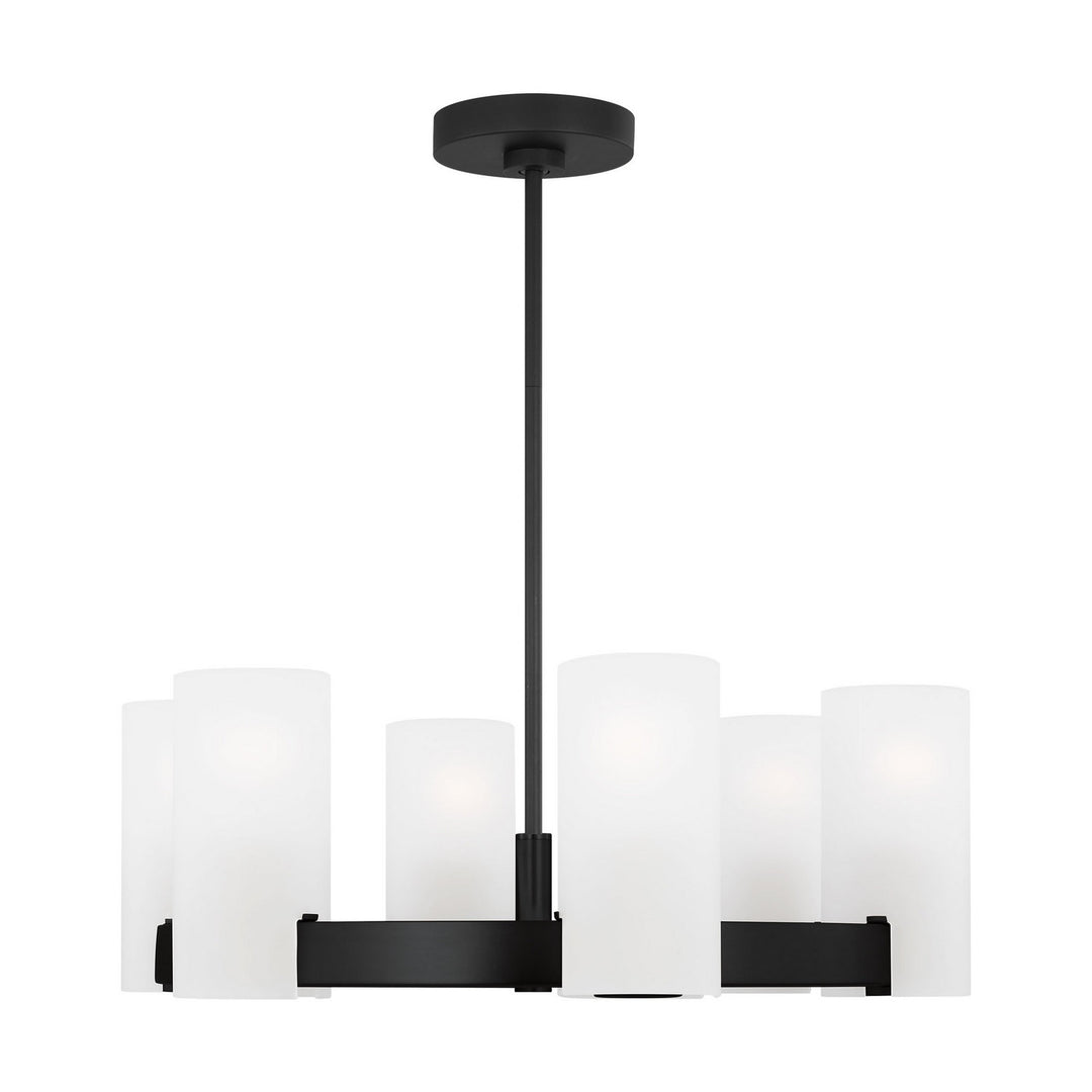 Visual Comfort Studio Canada - DJC1156MBK - Six Light Chandelier - Rhode - Midnight Black