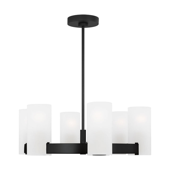 Visual Comfort Studio Canada - DJC1156MBK - Six Light Chandelier - Rhode - Midnight Black