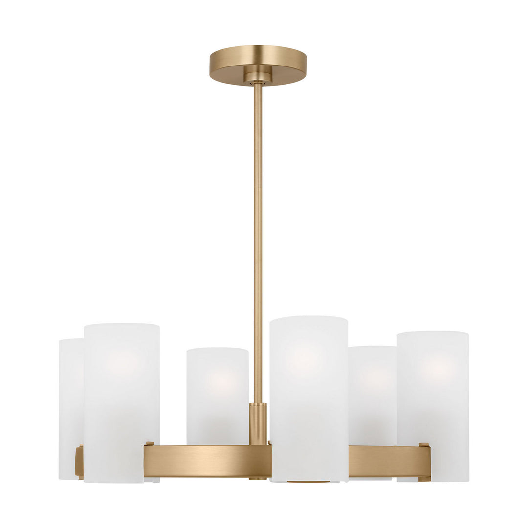 Visual Comfort Studio Canada - DJC1156SB - Six Light Chandelier - Rhode - Satin Brass