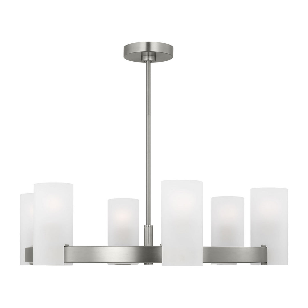 Visual Comfort Studio Canada - DJC1166BS - Six Light Chandelier - Rhode - Brushed Steel