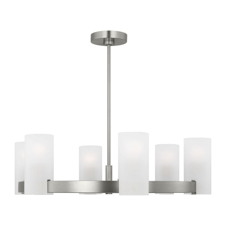 Visual Comfort Studio Canada - DJC1166BS - Six Light Chandelier - Rhode - Brushed Steel