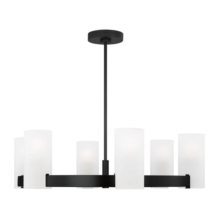 Visual Comfort Studio Canada - DJC1166MBK - Six Light Chandelier - Rhode - Midnight Black