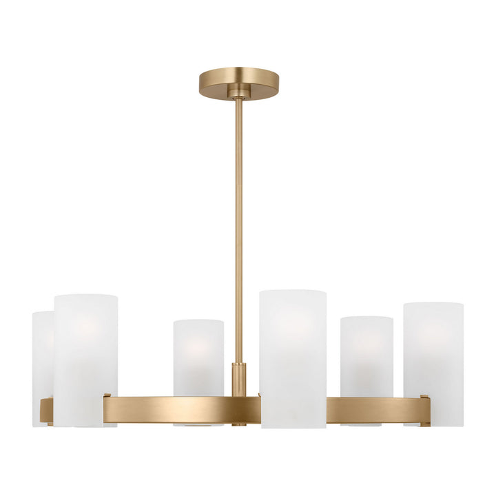 Visual Comfort Studio Canada - DJC1166SB - Six Light Chandelier - Rhode - Satin Brass