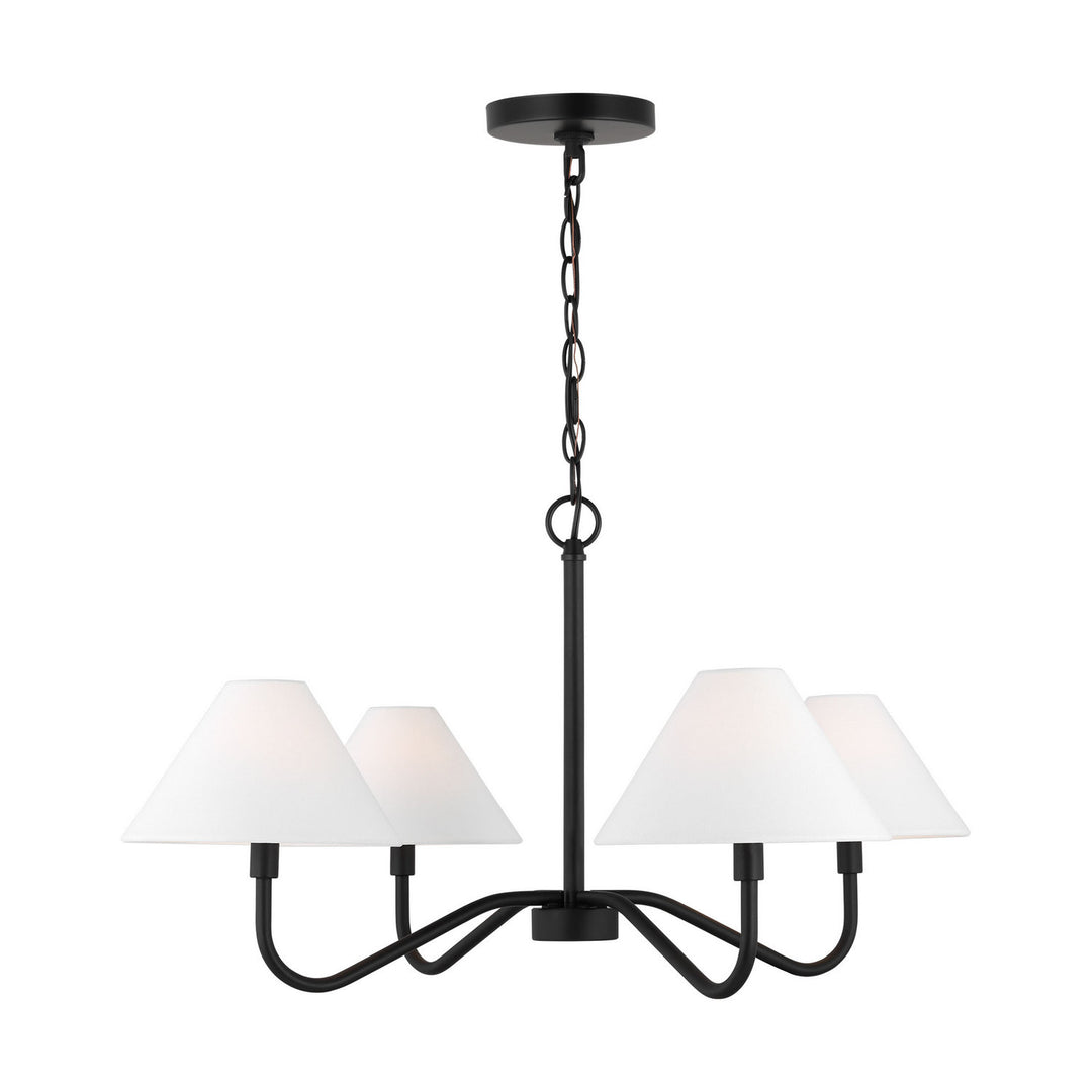 Visual Comfort Studio Canada - DJC1194MBK - Four Light Chandelier - Eldon - Midnight Black