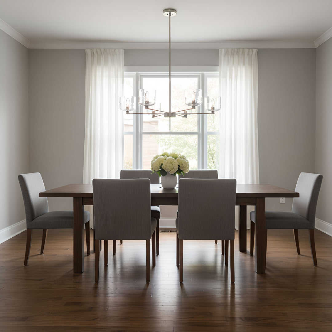 Visual Comfort Studio Canada - DJC1216BS - Six Light Chandelier - Lochdale - Brushed Nickel