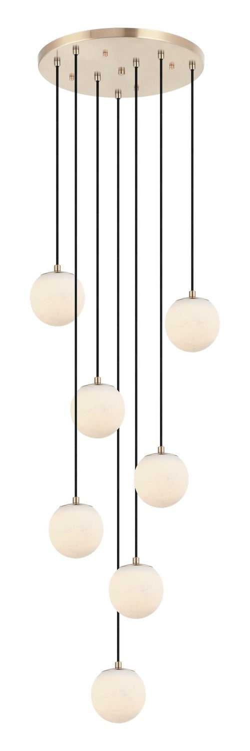 Matteo Canada - C41717CG - LED Pendant - Nikini - Aged Gold Brass