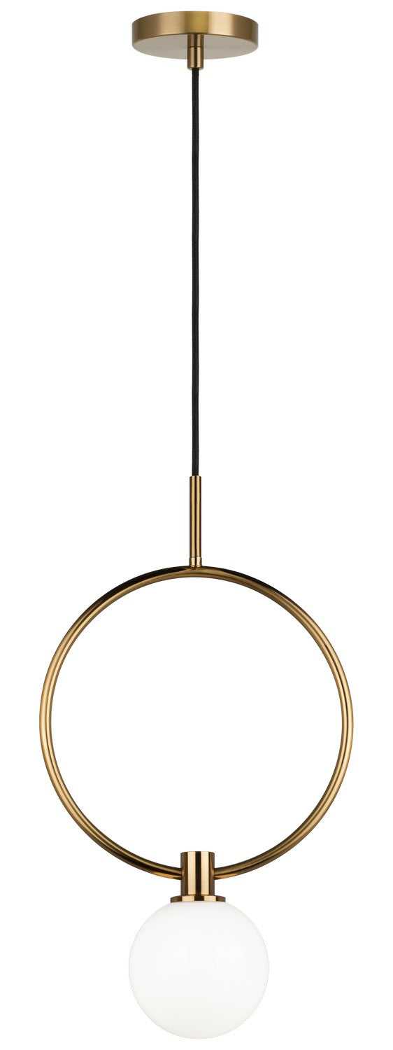 Matteo Canada - C71301AGOP - One Light Pendant - Averley - Aged Gold Brass