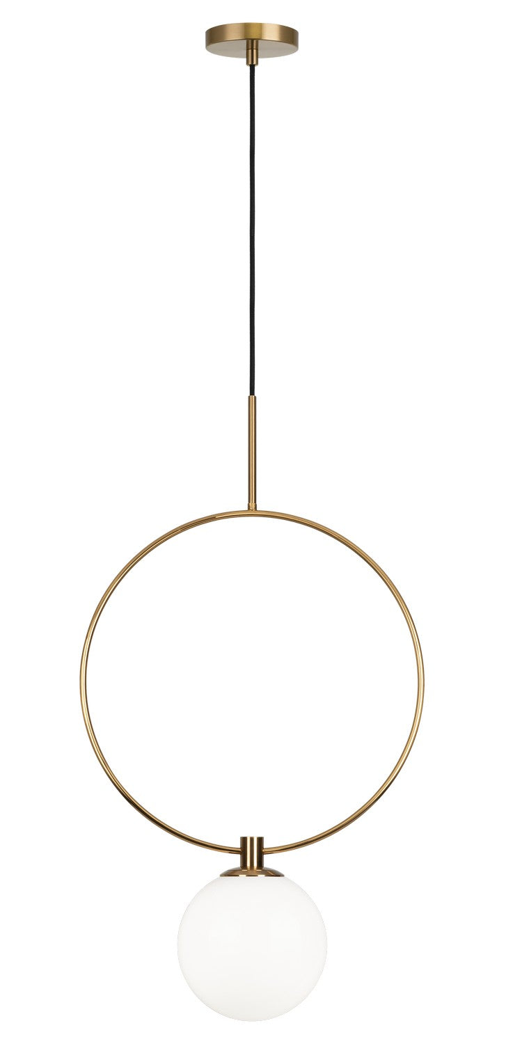 Matteo Canada - C71311AGOP - One Light Pendant - Averley - Aged Gold Brass
