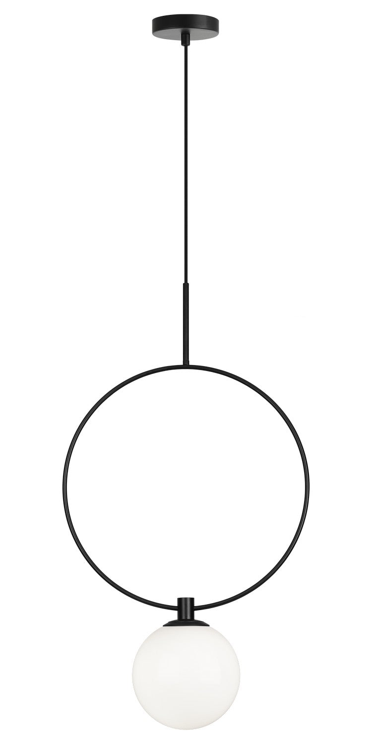 Matteo Canada - C71311BKOP - One Light Pendant - Averley - Black