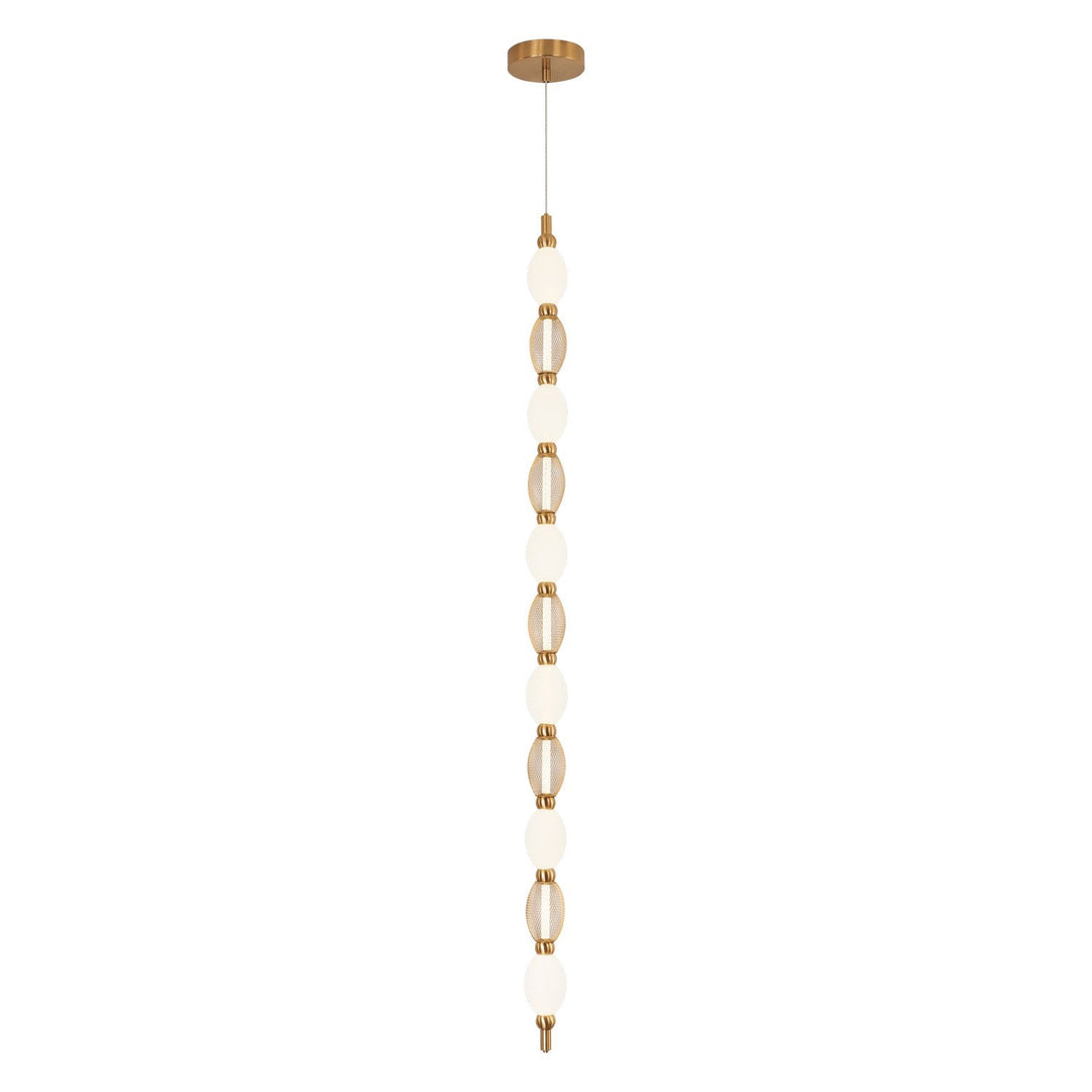 Matteo Canada - C37101AG - LED Pendant - Tentacles - Aged Gold Brass