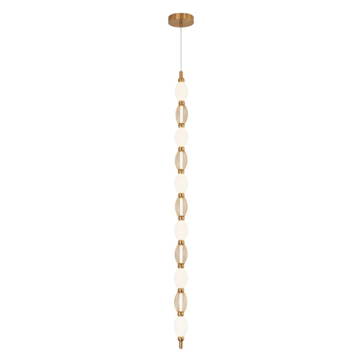 Matteo Canada - C37101AG - LED Pendant - Tentacles - Aged Gold Brass