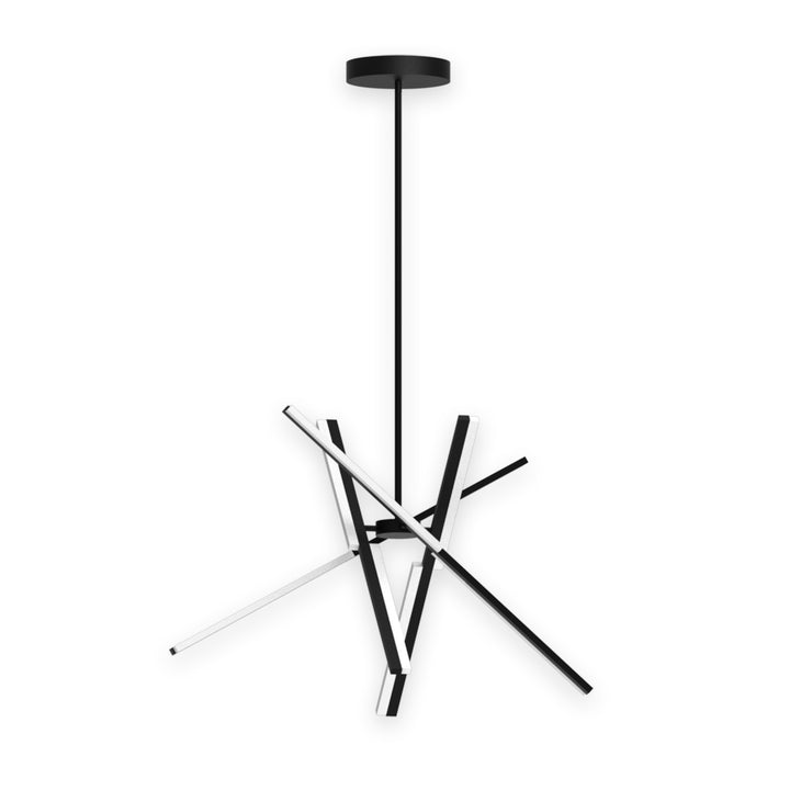 Artcraft Canada - AC7708BK - LED Pendant - Stix - Black