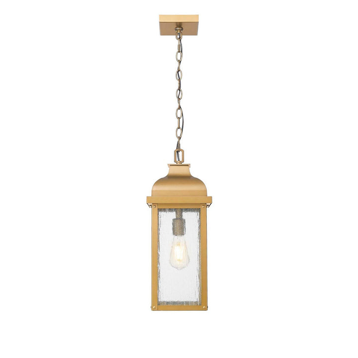 Artcraft Canada - AC8185WB - One Light Outdoor Pendant - Madrid - Weathered Brass