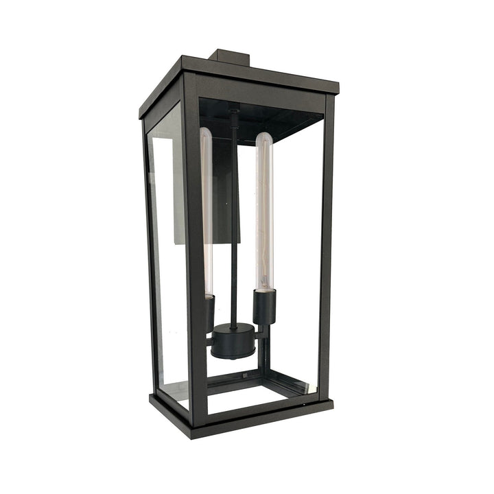 Artcraft Canada - AC8882BK - Two Light Outdoor Wall Mount - Elmgrove - Black