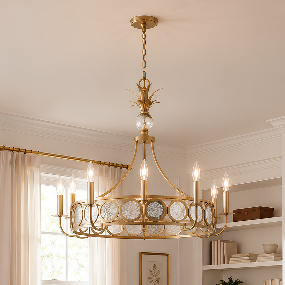 Savoy House - 1-1205-8-127 - Eight Light Chandelier - Hearst - Noble Brass