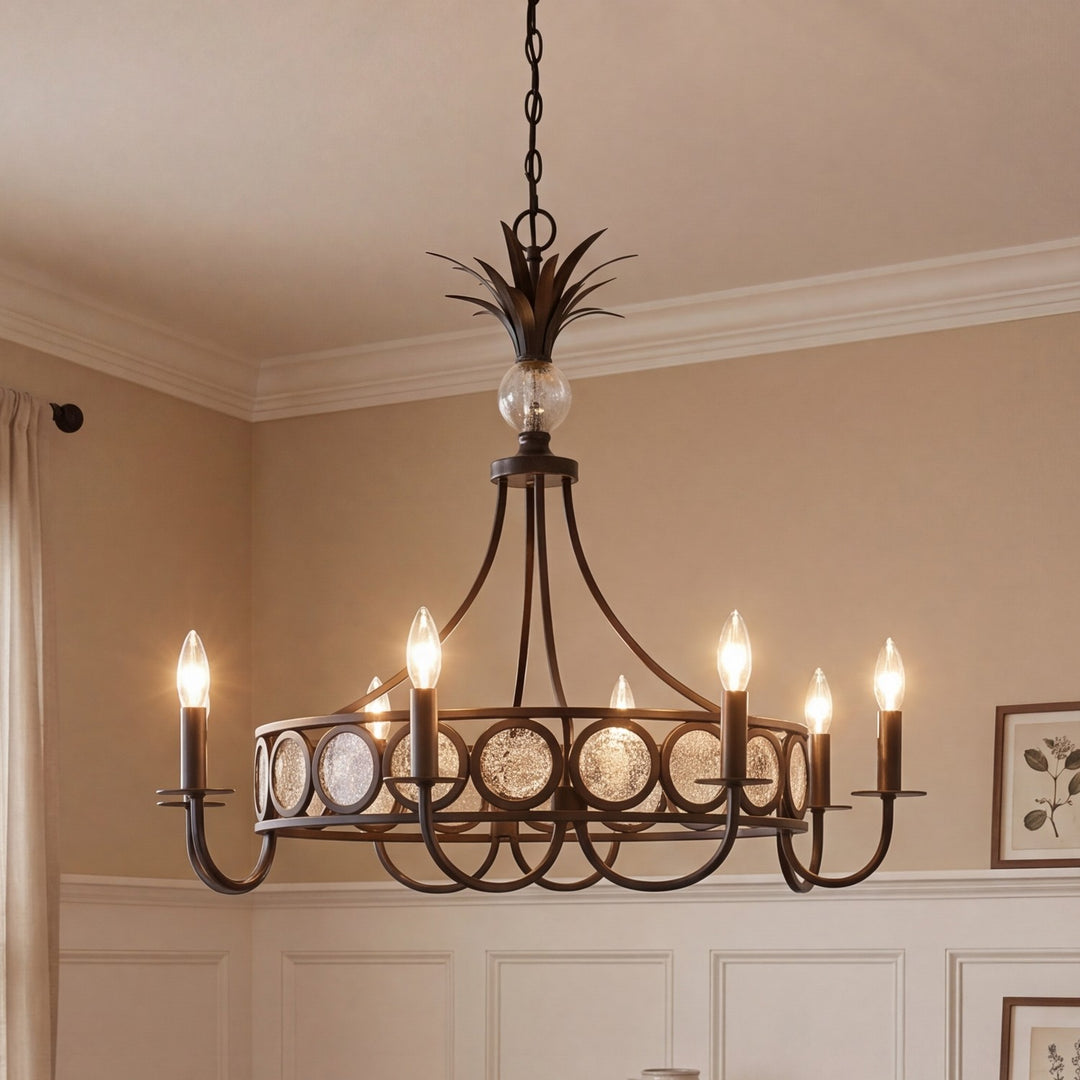 Savoy House - 1-1205-8-188 - Eight Light Chandelier - Hearst - Black Tourmaline