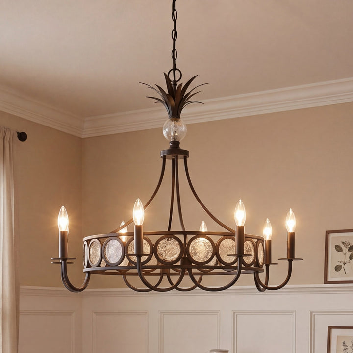 Savoy House - 1-1205-8-188 - Eight Light Chandelier - Hearst - Black Tourmaline