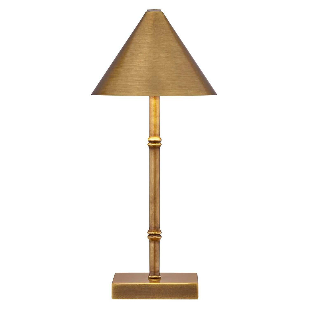 Mae LED Table Lamp in Brass Bamboo Savoy House
