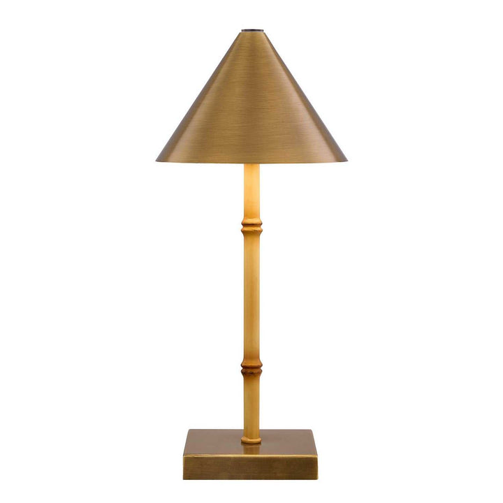 Mae LED Table Lamp in Natural Bamboo Savoy House