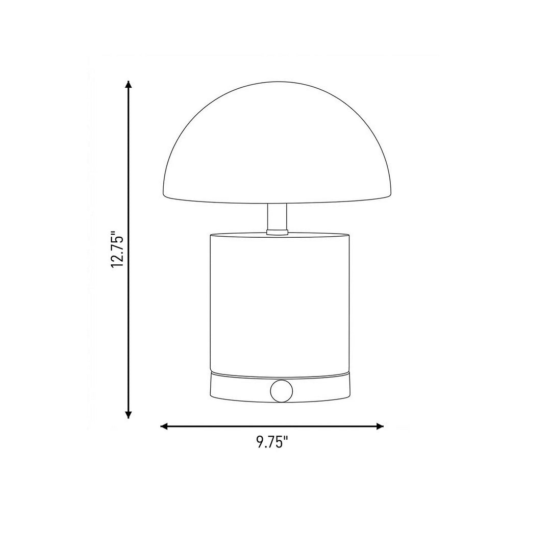 Savoy House - 11-CD07RC - LED Table Lamp - Cora - Brass