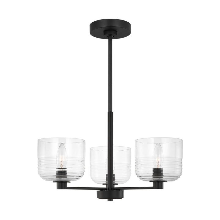 Visual Comfort Studio Canada - DJC1233MBK - Three Light Chandelier - Lochdale - Midnight Black