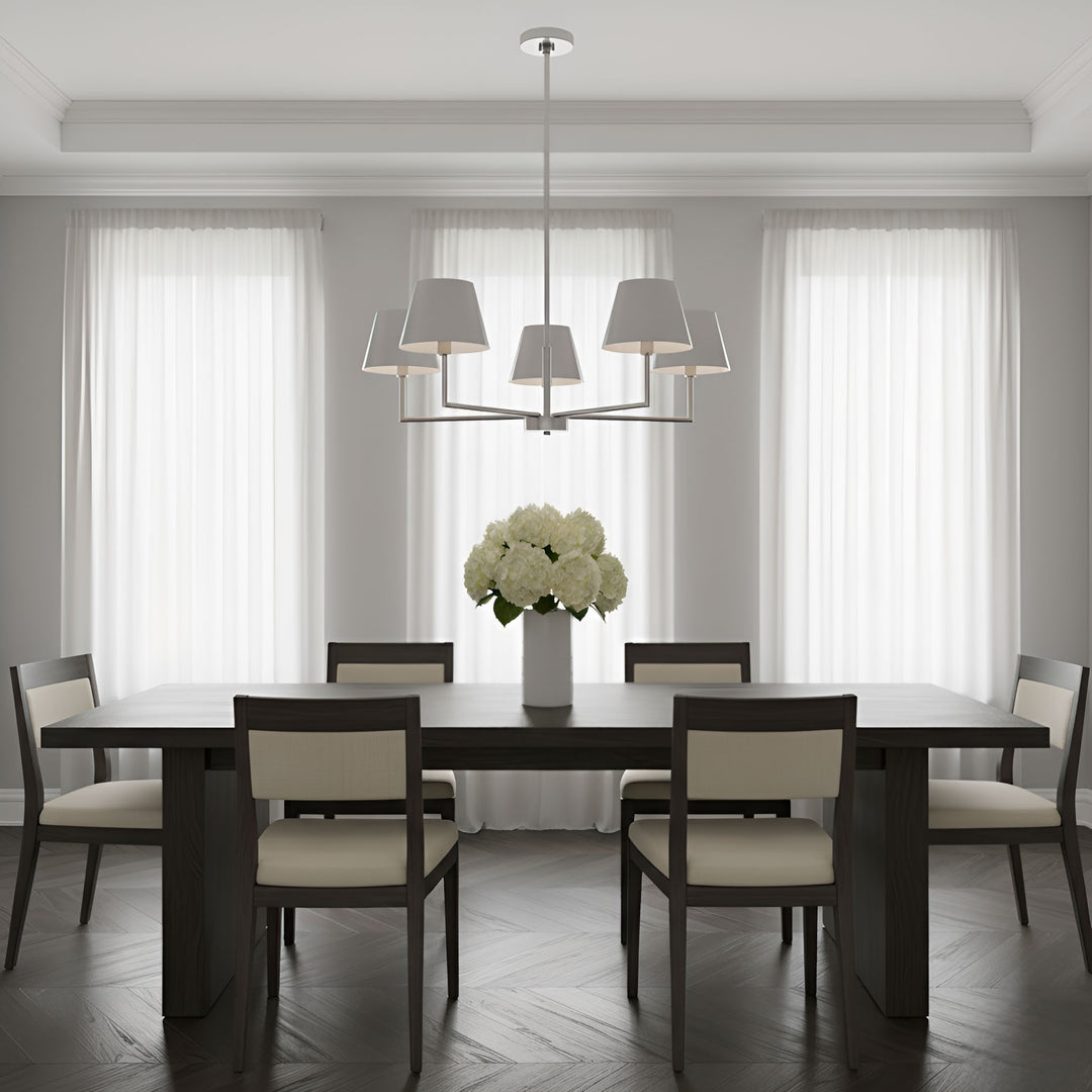 Visual Comfort Studio Canada - DJC1265BS - Five Light Chandelier - Ender - Brushed Nickel