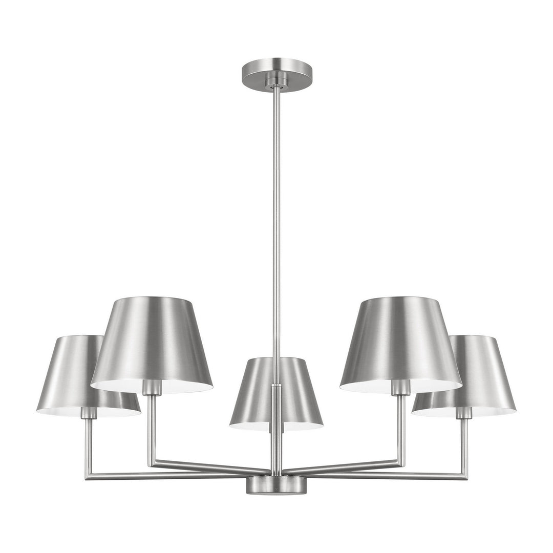 Visual Comfort Studio Canada - DJC1265BS - Five Light Chandelier - Ender - Brushed Nickel