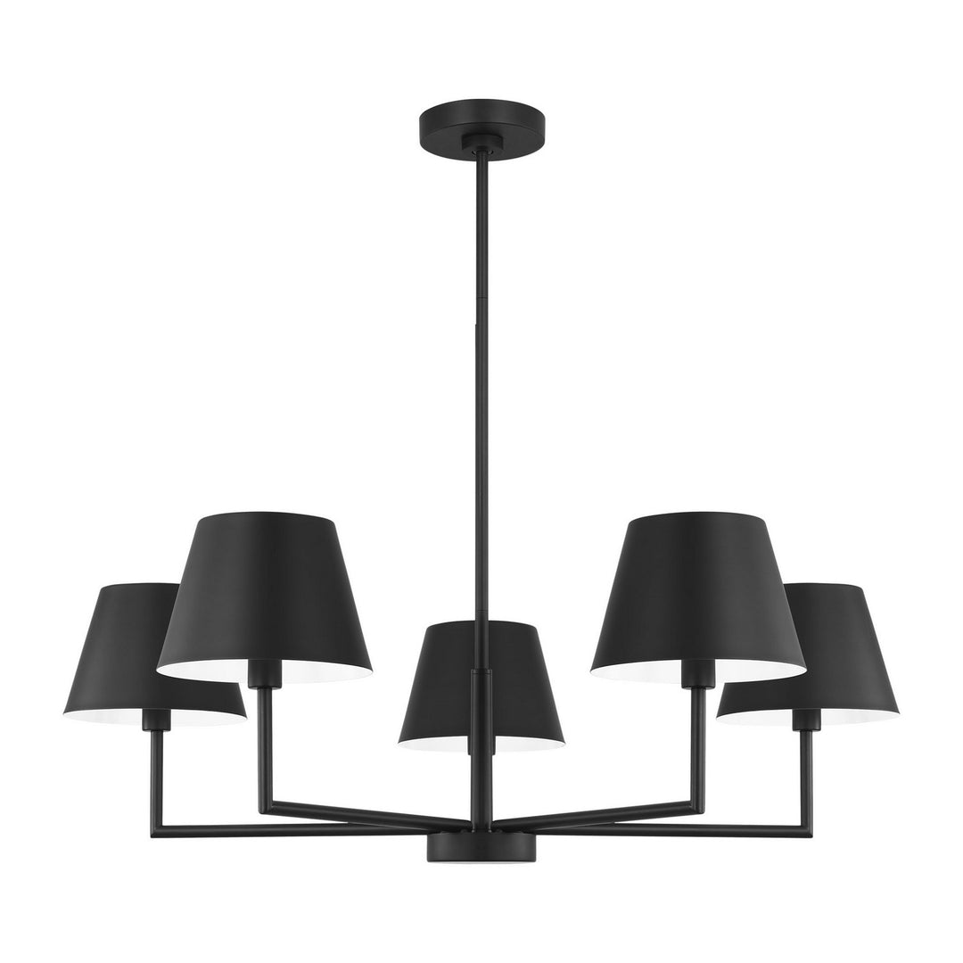 Visual Comfort Studio Canada - DJC1265MBK - Five Light Chandelier - Ender - Midnight Black