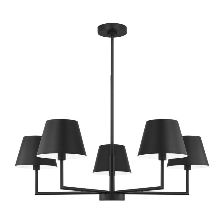 Visual Comfort Studio Canada - DJC1265MBK - Five Light Chandelier - Ender - Midnight Black