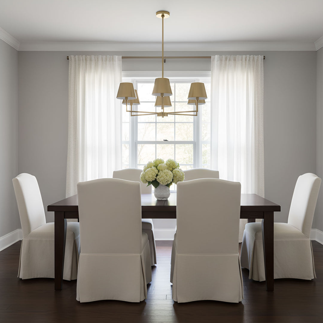 Visual Comfort Studio Canada - DJC1265SB - Five Light Chandelier - Ender - Satin Brass