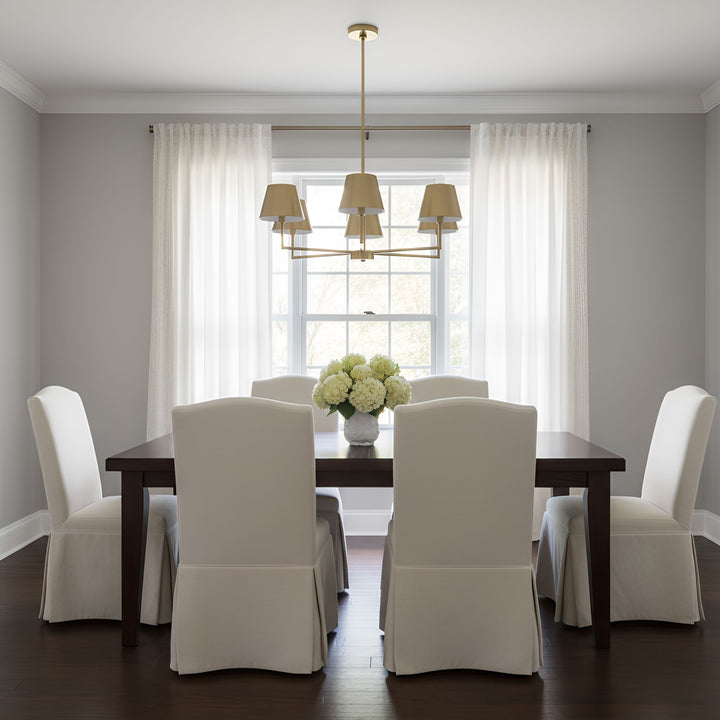 Visual Comfort Studio Canada - DJC1265SB - Five Light Chandelier - Ender - Satin Brass