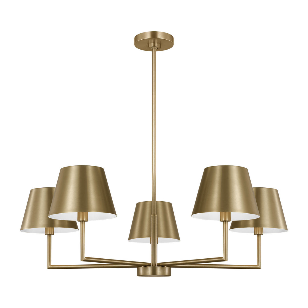 Visual Comfort Studio Canada - DJC1265SB - Five Light Chandelier - Ender - Satin Brass
