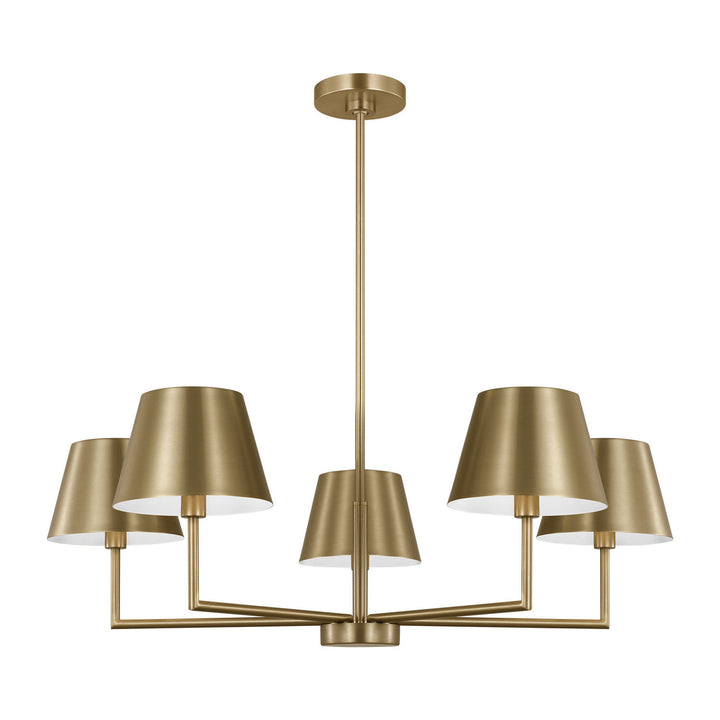 Visual Comfort Studio Canada - DJC1265SB - Five Light Chandelier - Ender - Satin Brass