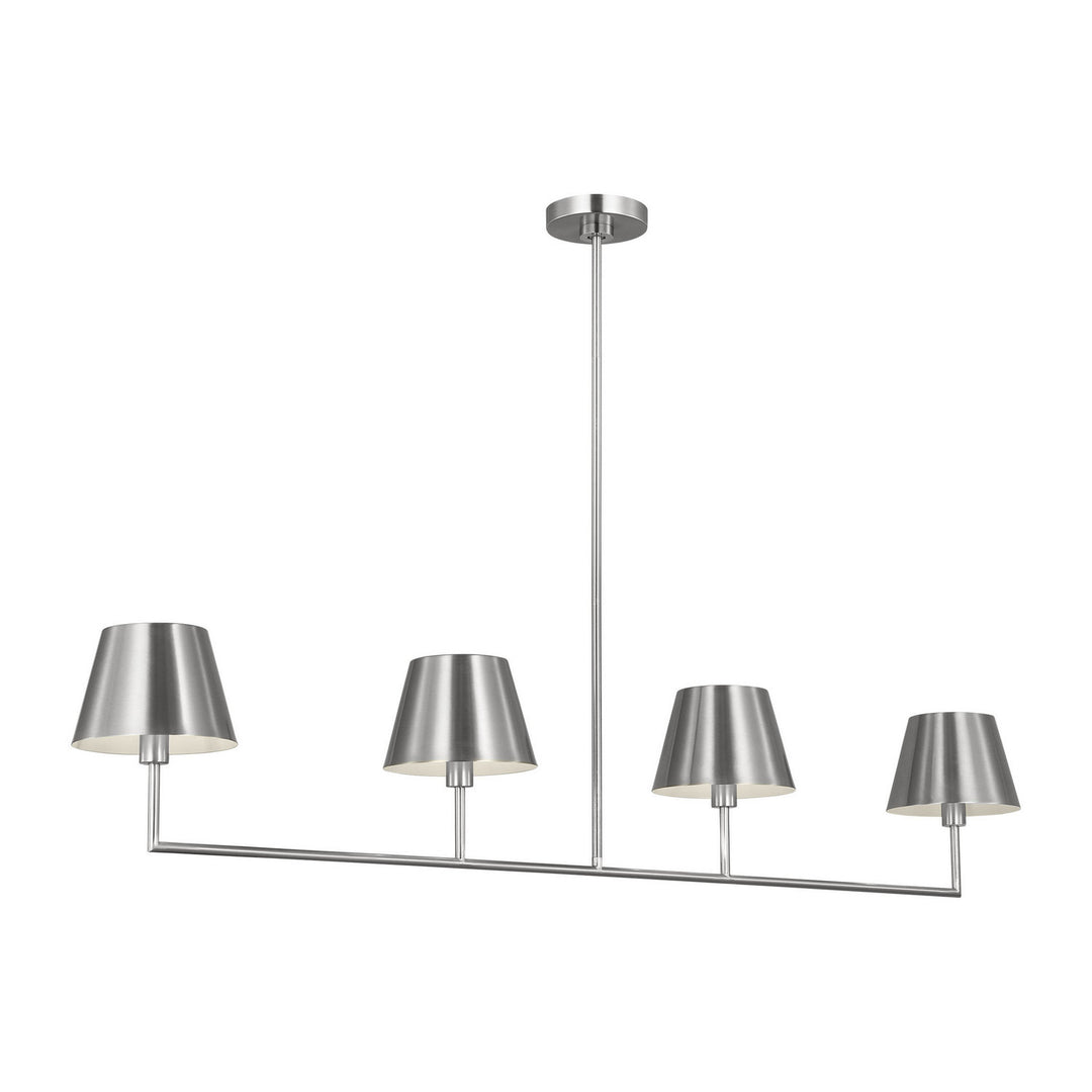 Visual Comfort Studio Canada - DJC1274BS - Four Light Linear Chandelier - Ender - Brushed Nickel