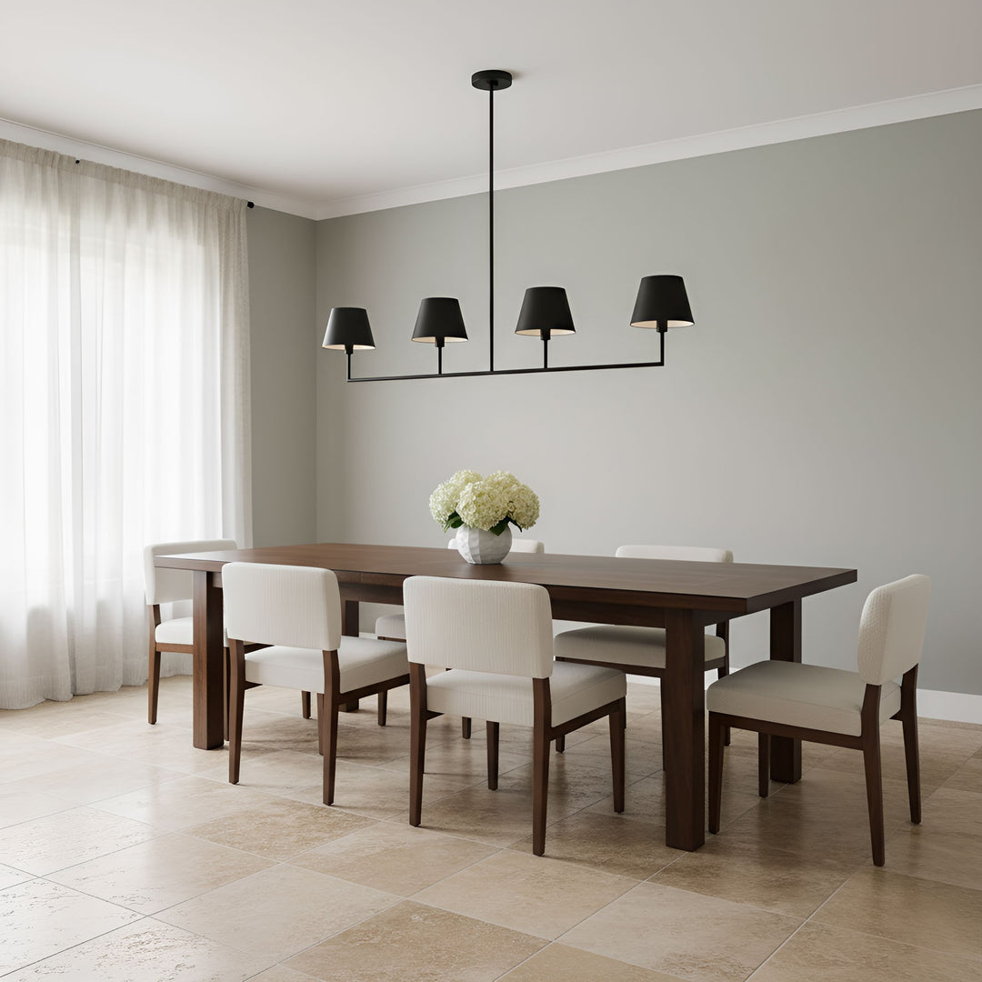 Visual Comfort Studio Canada - DJC1274MBK - Four Light Linear Chandelier - Ender - Midnight Black