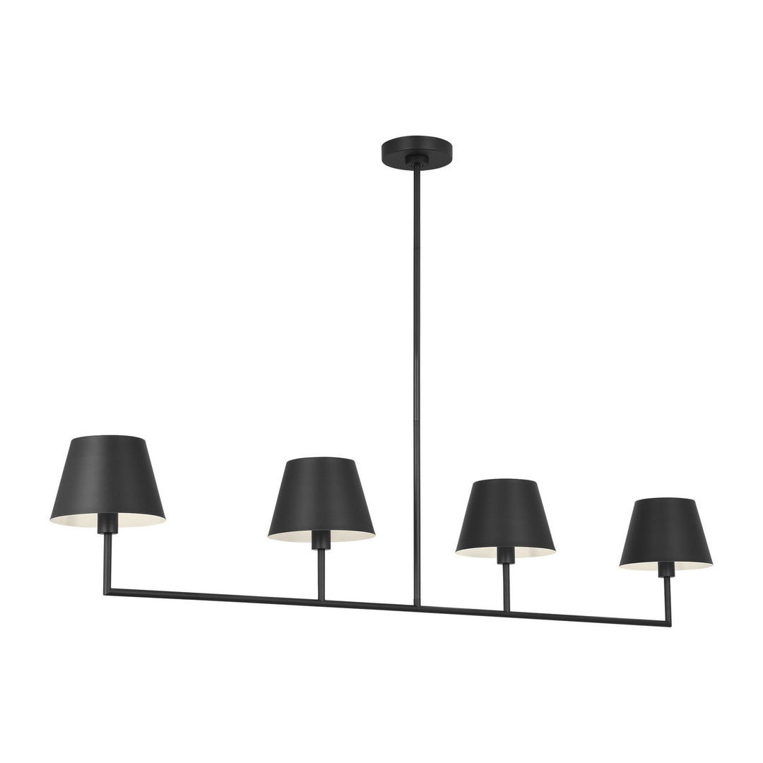 Visual Comfort Studio Canada - DJC1274MBK - Four Light Linear Chandelier - Ender - Midnight Black
