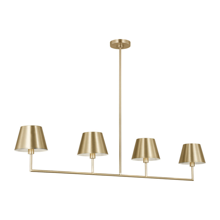 Visual Comfort Studio Canada - DJC1274SB - Four Light Linear Chandelier - Ender - Satin Brass