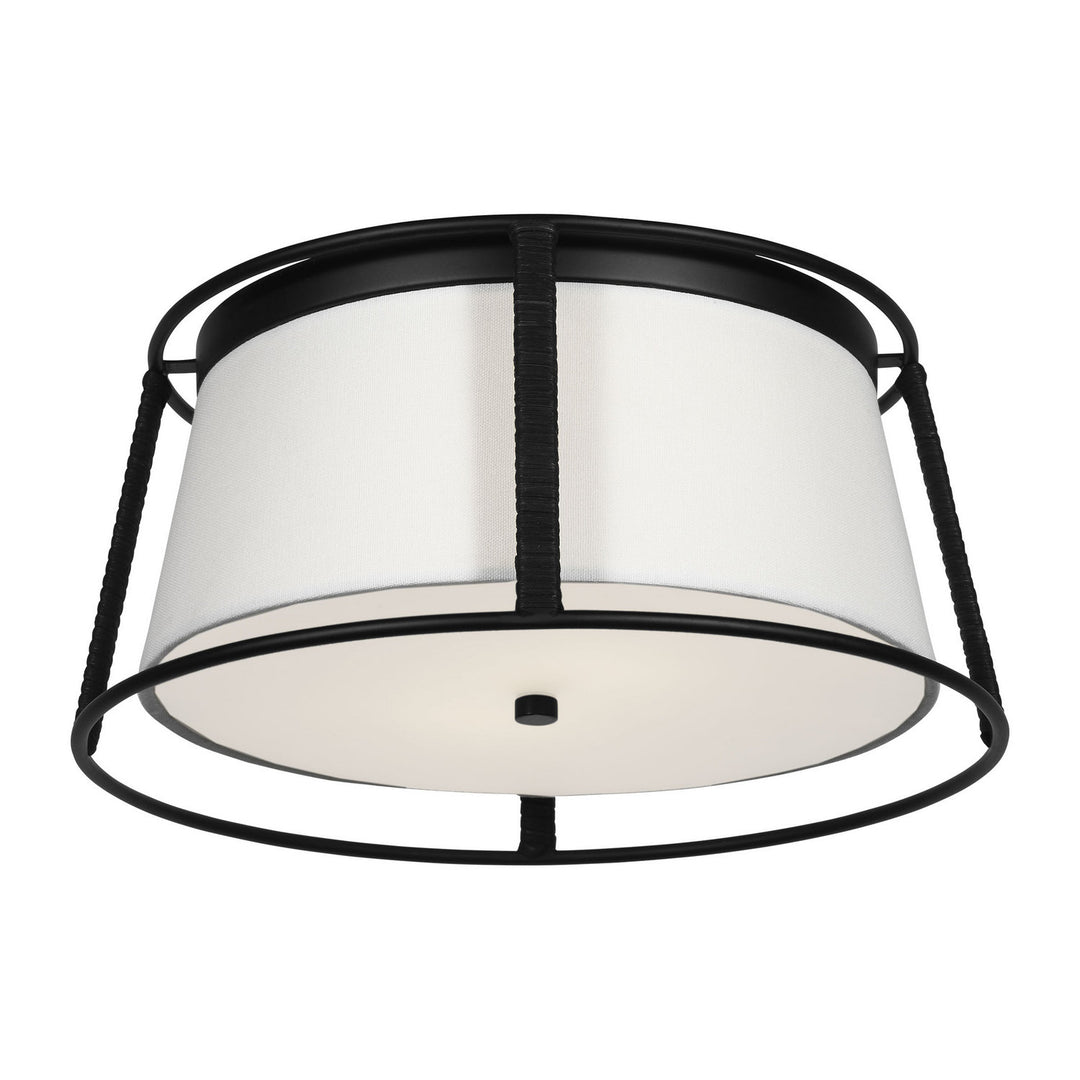 Visual Comfort Studio Canada - DJF1002MBK - Two Light Flush Mount - Cortes - Midnight Black