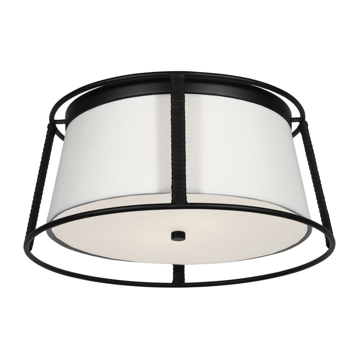 Visual Comfort Studio Canada - DJF1002MBK - Two Light Flush Mount - Cortes - Midnight Black