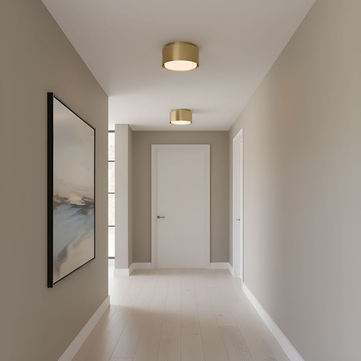 Visual Comfort Studio Canada - DJF1051SB - One Light Flush Mount - Dartmore - Satin Brass