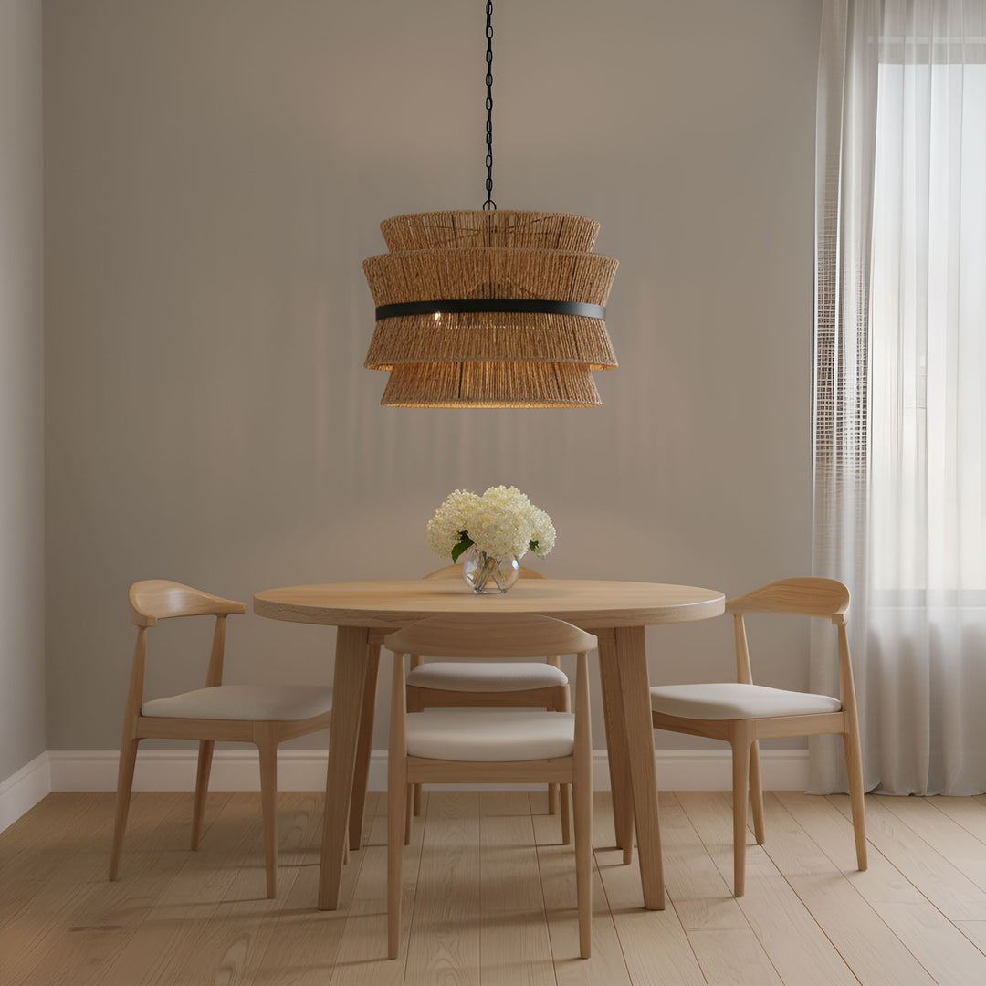 Visual Comfort Studio Canada - DJP1074MBK - Four Light Pendant - Thurlo - Midnight Black