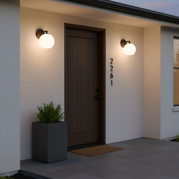 Generation Lighting Canada - GLO1361TXB - One Light Outdoor Wall Lantern - Toca - Textured Black