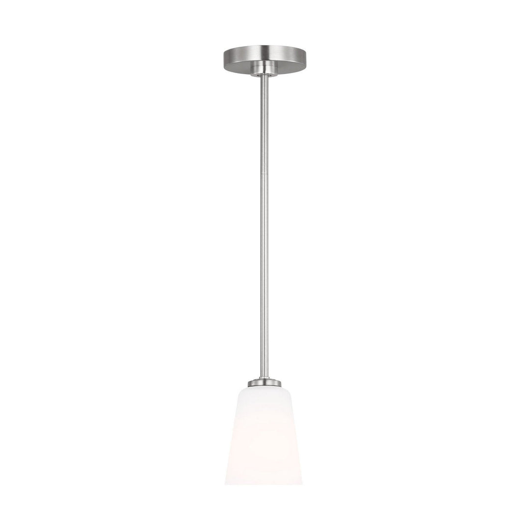 Generation Lighting Canada - GLP1031BS - One Light Mini-Pendant - Miles - Brushed Nickel