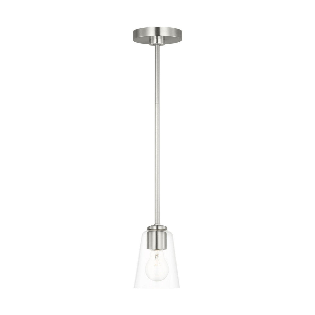 Generation Lighting Canada - GLP1041BS - One Light Mini-Pendant - Miles - Brushed Nickel
