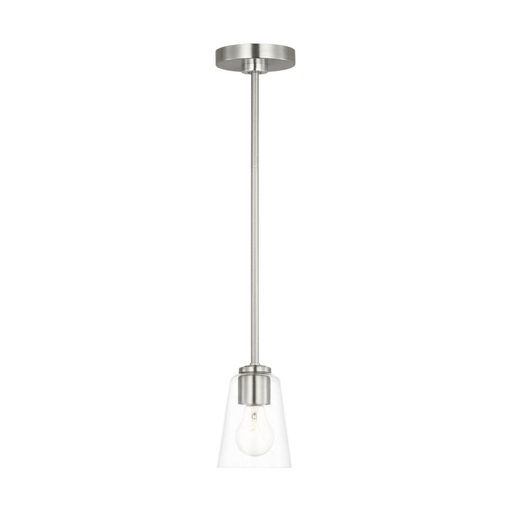 Generation Lighting Canada - GLP1041BS - One Light Mini-Pendant - Miles - Brushed Nickel