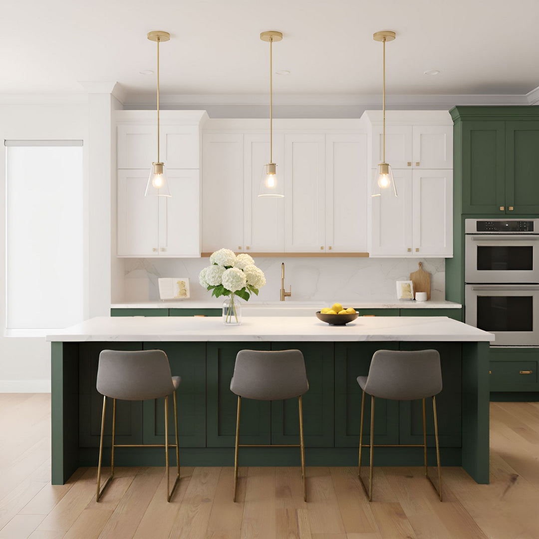 Generation Lighting Canada - GLP1041SB - One Light Mini-Pendant - Miles - Satin Brass