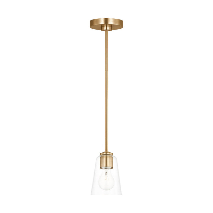 Generation Lighting Canada - GLP1041SB - One Light Mini-Pendant - Miles - Satin Brass