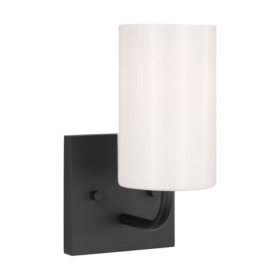 Generation Lighting Canada - GLV1001EN3/MBK - One Light Vanity - Rhett - Midnight Black