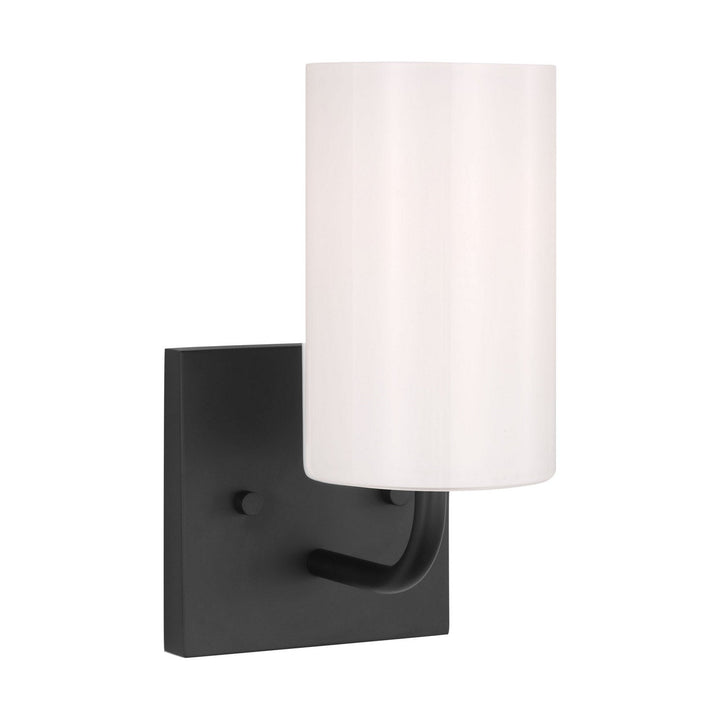 Generation Lighting Canada - GLV1001EN3/MBK - One Light Vanity - Rhett - Midnight Black