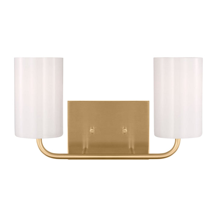Generation Lighting Canada - GLV1002EN3/SB - Two Light Vanity - Rhett - Satin Bronze